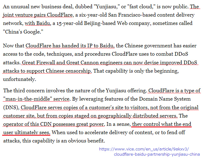 Cloudflare controls what you see