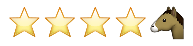 four stars and a horse bug