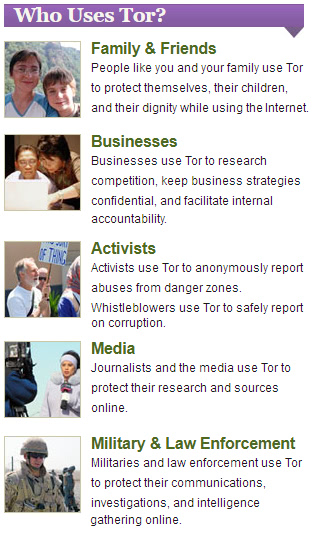 who uses Tor